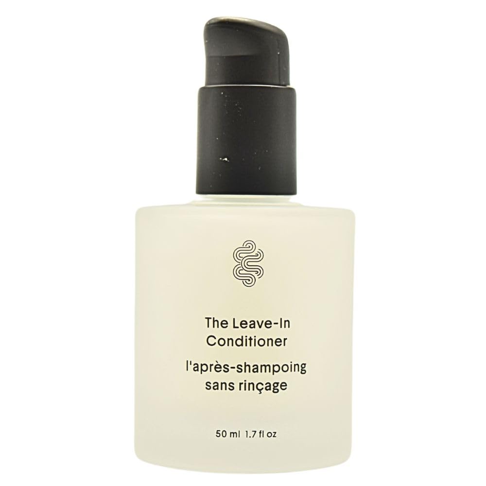Crown Affair Mini Leave-In Cream bottle delivers lightweight hydration and frizz control.