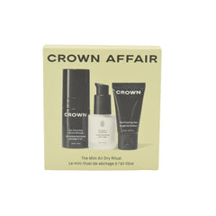 Crown Affair texturizing mousse adds natural shine and relaxed volume.