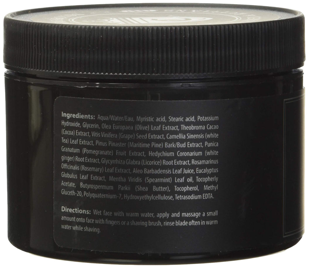 Crown Shaving Company shave cream with eucalyptus spearmint aroma awakens senses