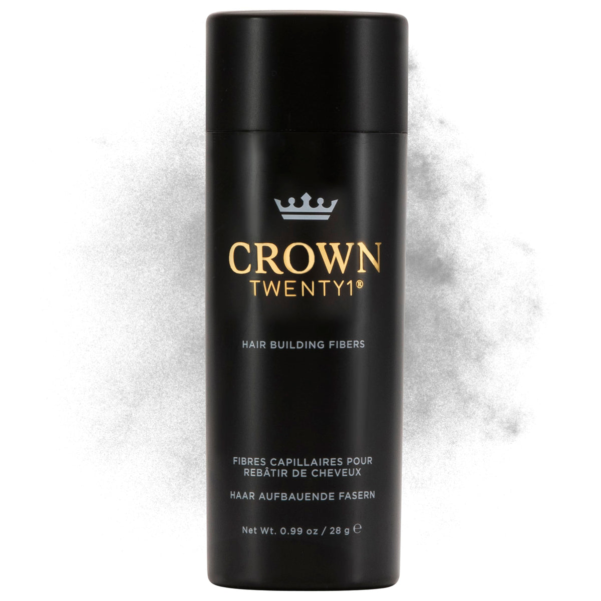 CROWN Twenty1 Hair Fibers bottle coverage blends naturally with existing hair