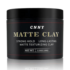 Crownnaturally hair clay 3.53oz bottle with matte finish for versatile daily style.