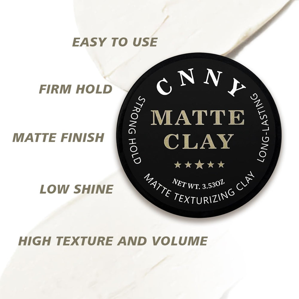 Crownnaturally mens hair clay packaging highlighting premium formulation.