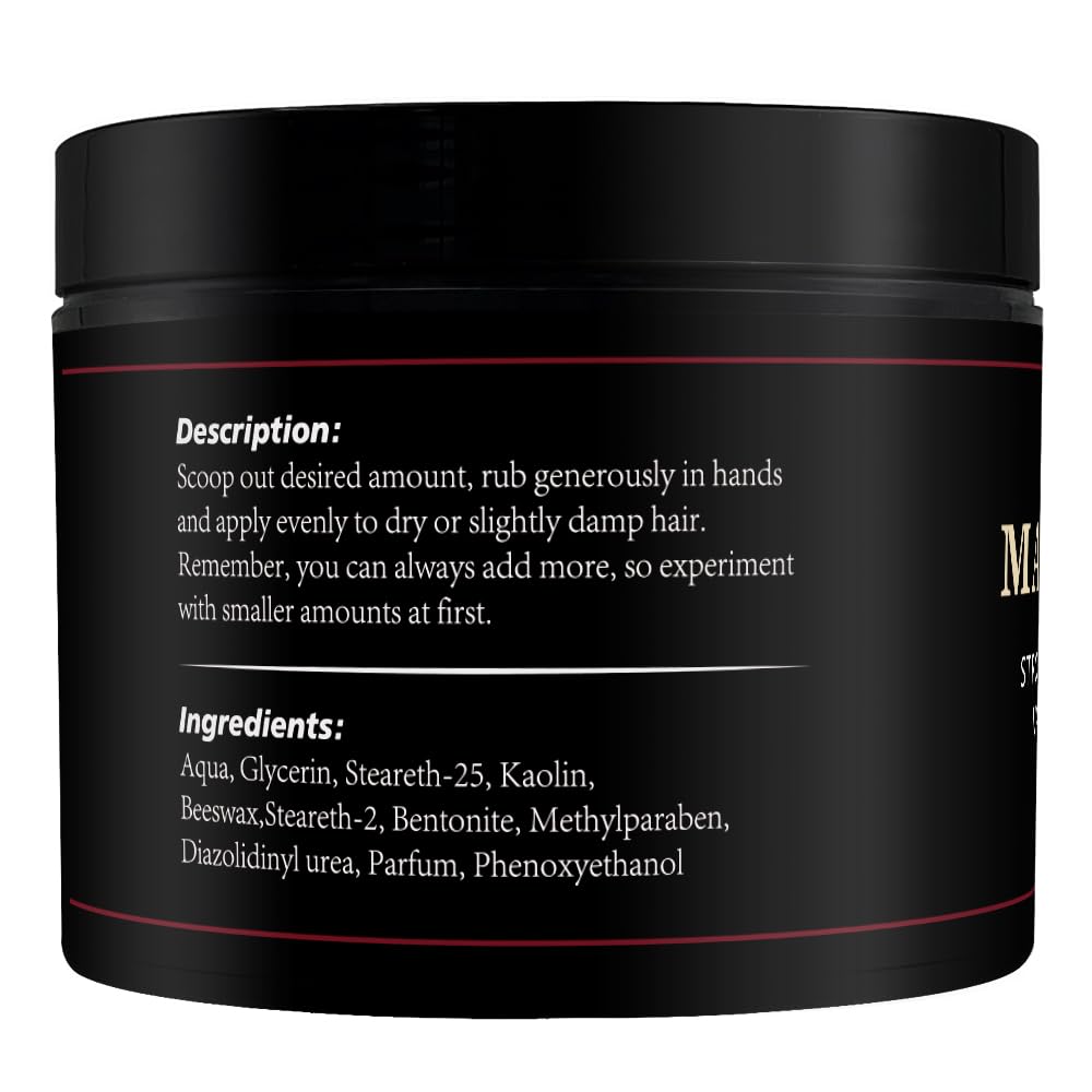 Crownnaturally office styling with hair clay for a sharp, quick look.