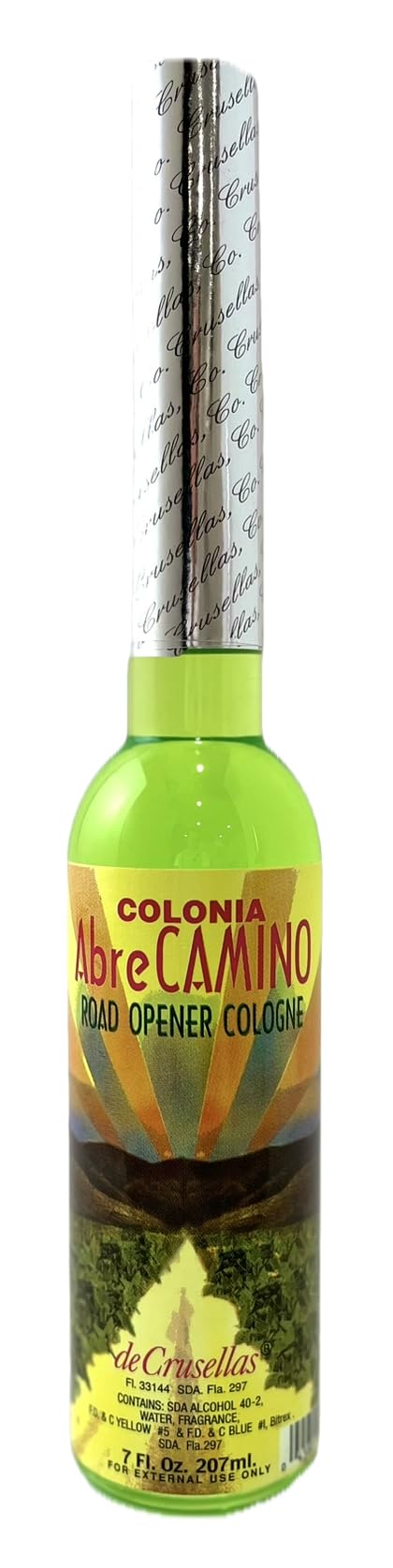 Crusellas Road Opener bottle pour, confident scent for daily rituals.