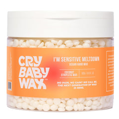 Crybaby Wax I’m Sensitive Meltdown 6-5oz jar: gentle option for delicate areas.