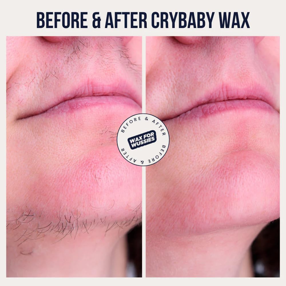 Crybaby Wax no beeswax, rosins, minerals or dyes for a cleaner, gentler wax.