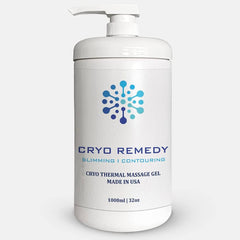 Cryo Remedy Cryo Conductive Gel with Hyaluronic Acid bottle for smooth RF sessions