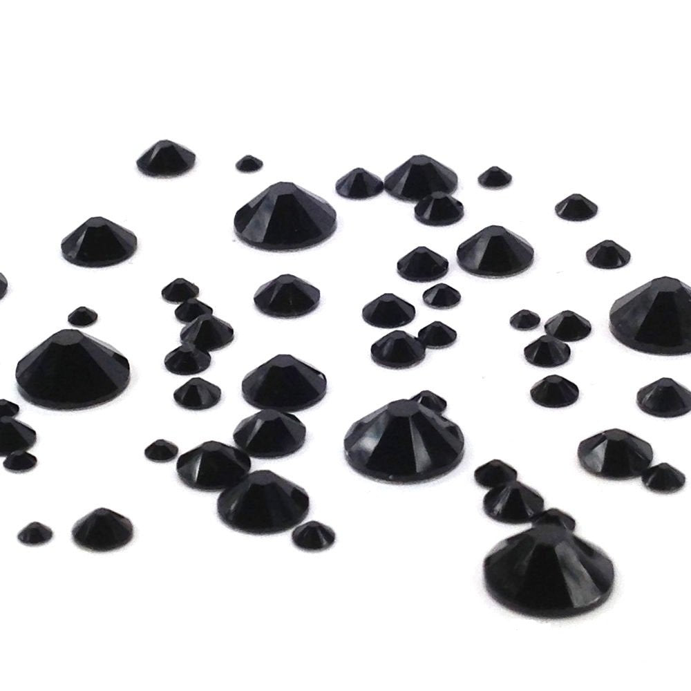 Austrian-made No-Hotfix flatbacks designed for easy glue-based attachment.