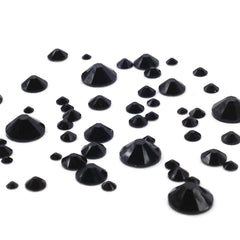 Austrian-made No-Hotfix flatbacks designed for easy glue-based attachment.