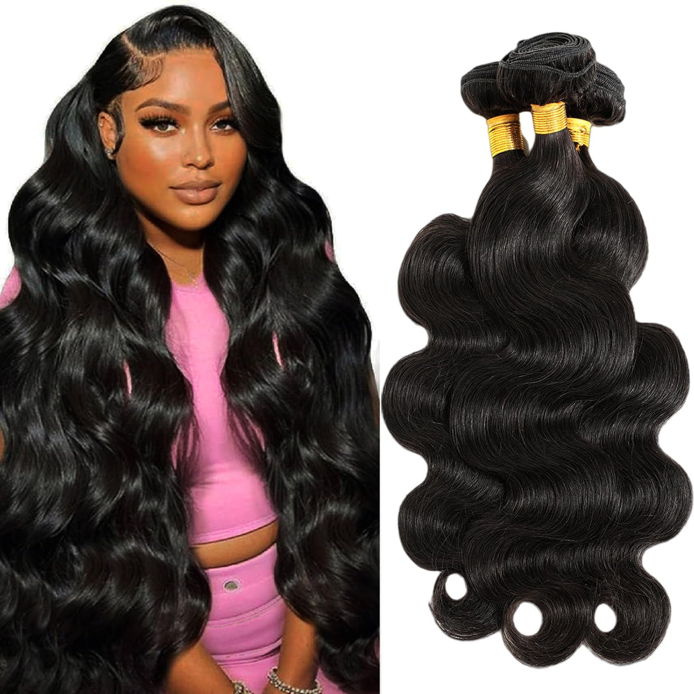 CSCHS 12A body wave bundles 22-inch show full-density for versatile quick-weave looks.