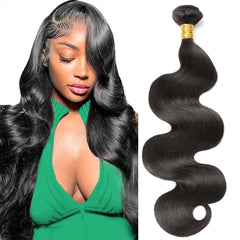 CSCHS 24-inch body wave bundles close-up showing silky texture for natural fullness.