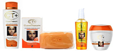 CT+ Clear Therapy Extra Lightening Cream jar promotes an even tone and radiant skin.