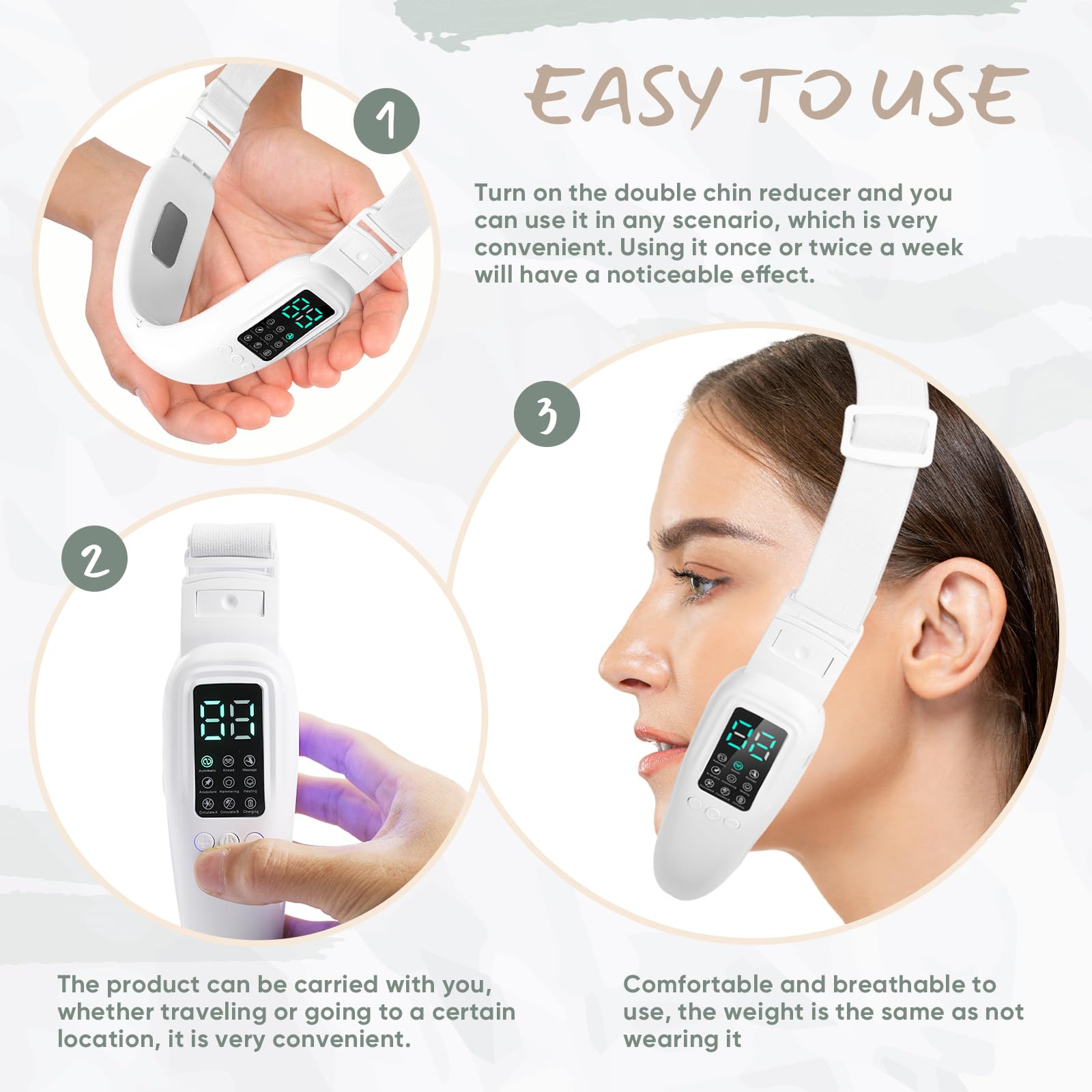 Cteart V-Face device featuring a lightweight ergonomic design for daily use.