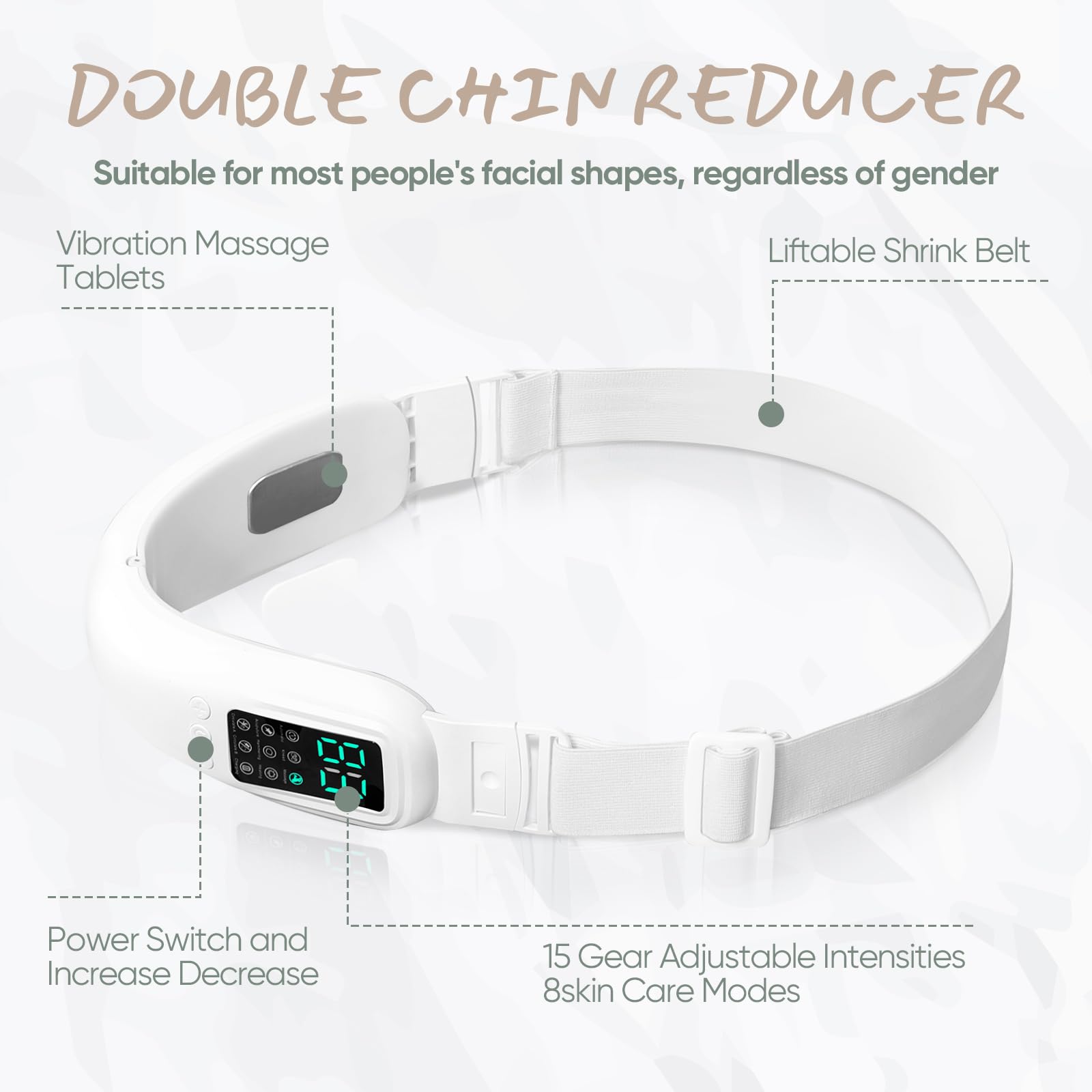 Cteart V-Face device providing spa-like massage while reading.