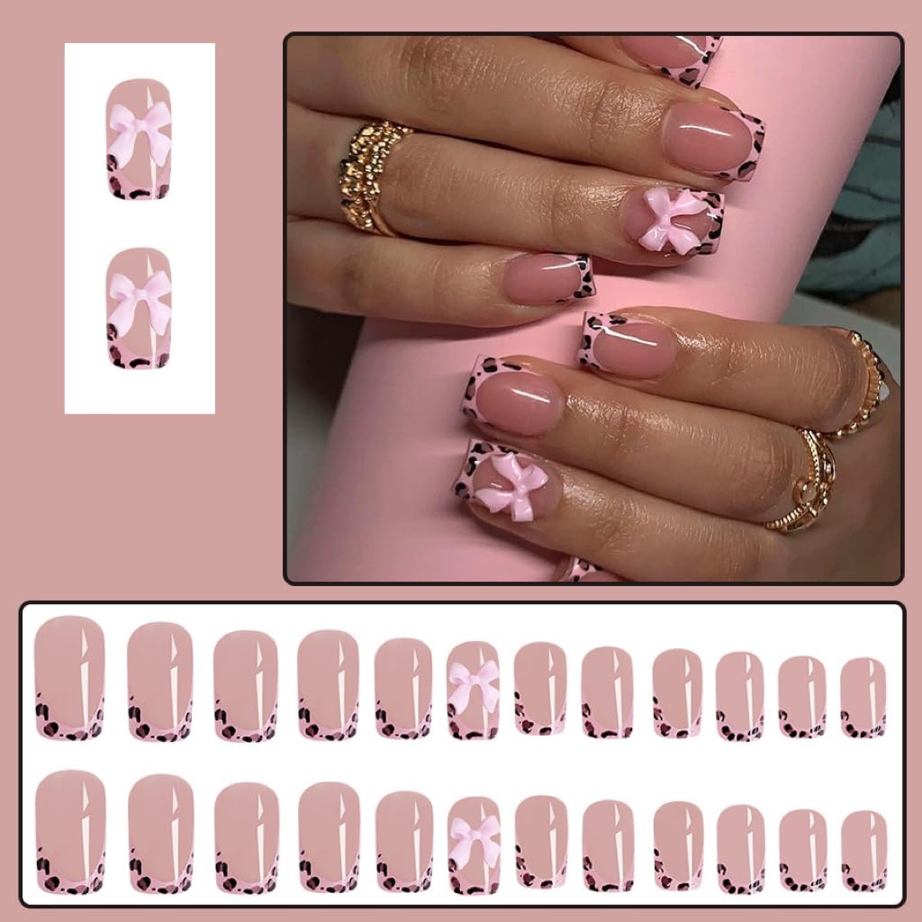 CTTHNBD glue-on nails and file for quick at-home manicure.