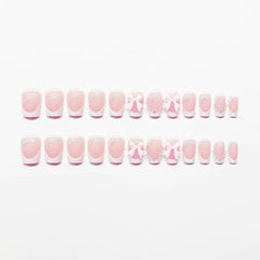 CTTHNBD pearl bow charms design adds elegant accents to your nails