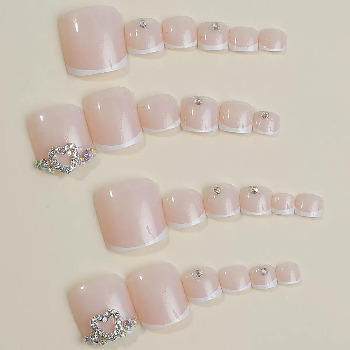CTTHNBD jelly glue stickers help temporary, reusable toe nails