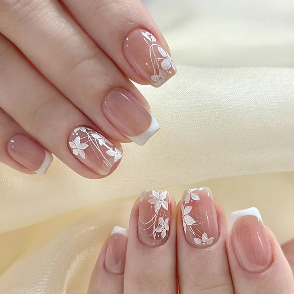 CTTHNBD colorful flower designs brighten fingertips for any occasion