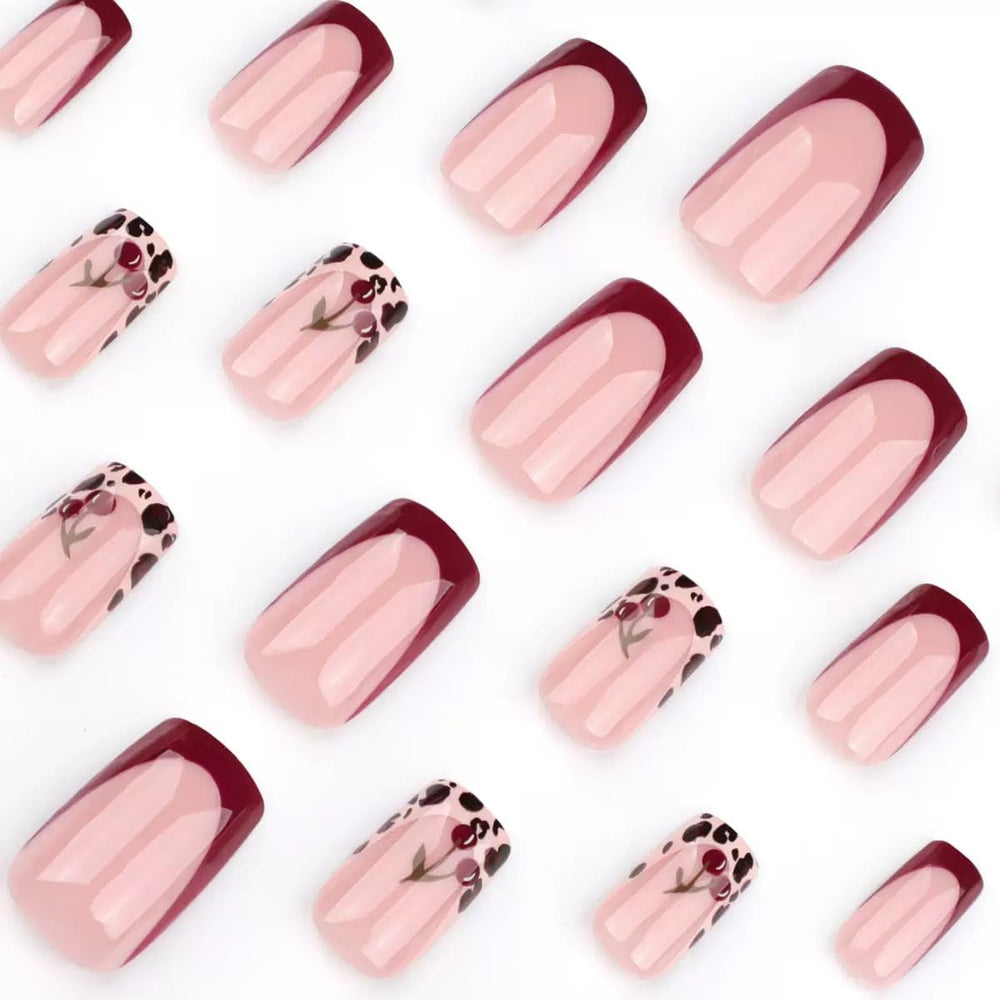 Winter nails press on for quick, stylish office to party looks