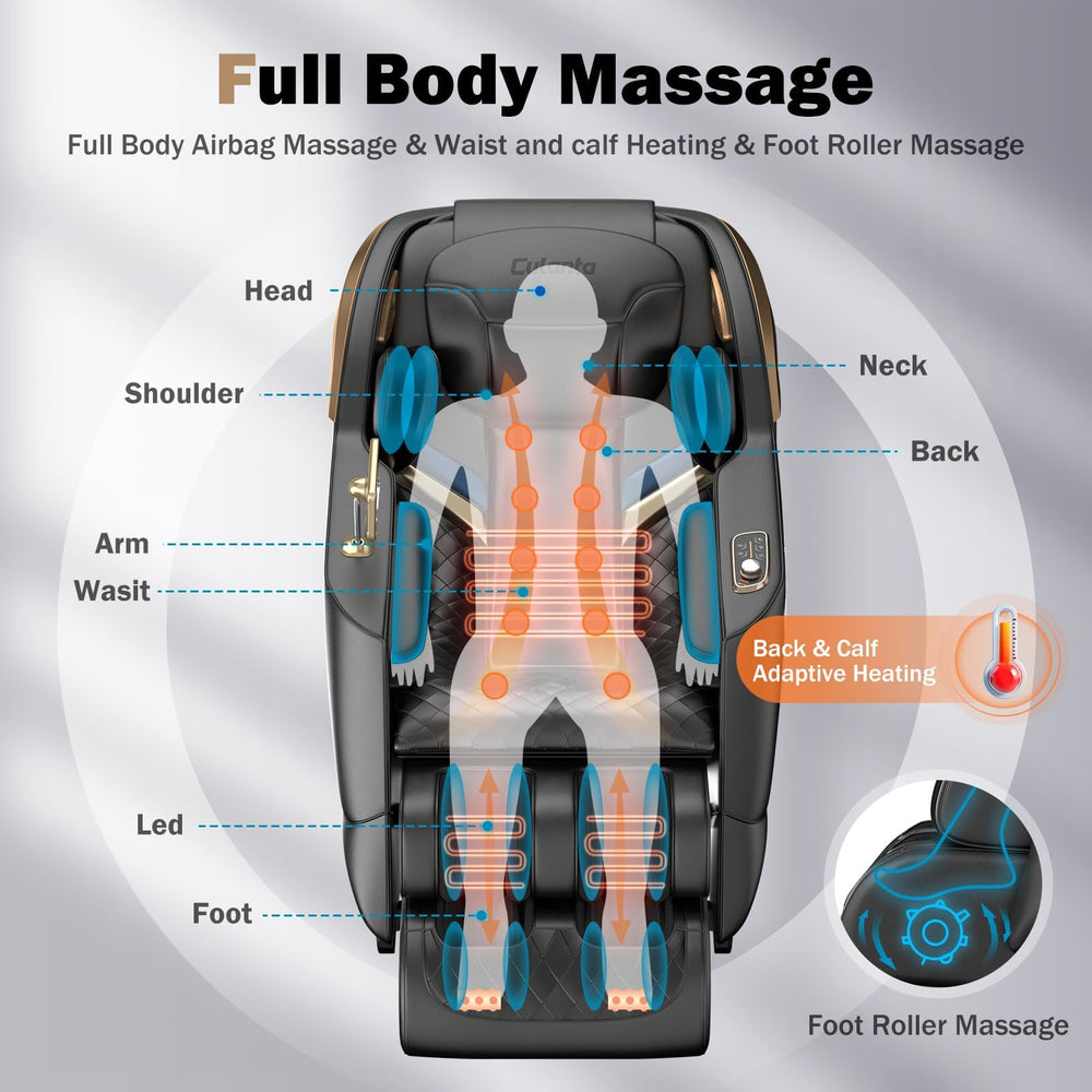 Culanta U1-Black body scan tech personalizes massage settings.