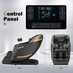 Culanta U1-Black zero gravity recline for weightless comfort after a long day.