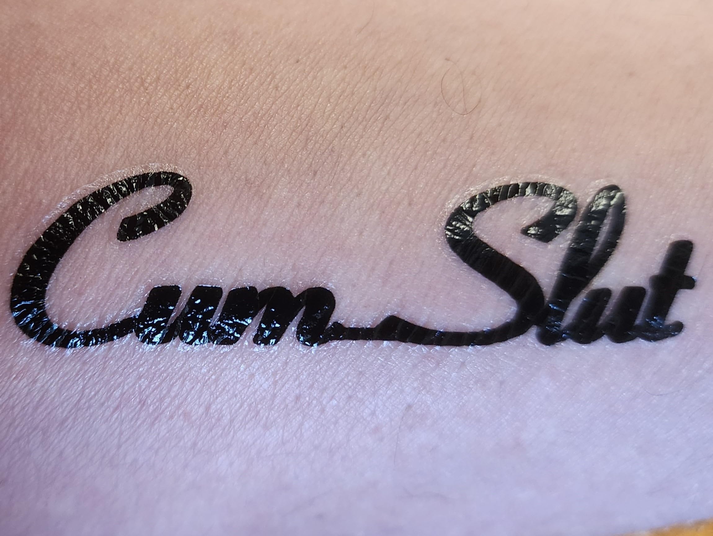 CumSlut five-tattoo pack for sharing at parties