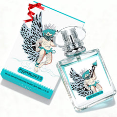 CUPIDAURA Hypnasure bottle front showing bold, lasting masculine fragrance for confident evenings.
