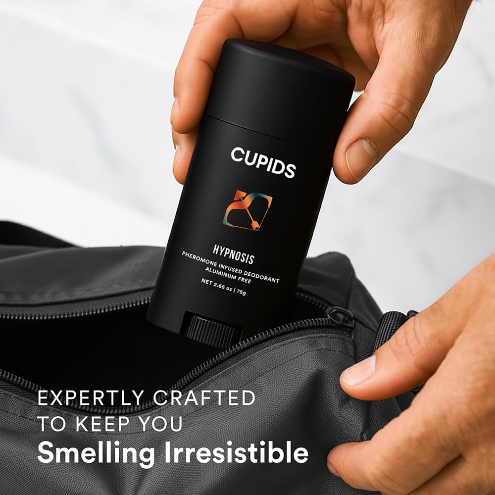 Cupids Hypnosis in daily routine conveys effortless, non-sticky freshness.