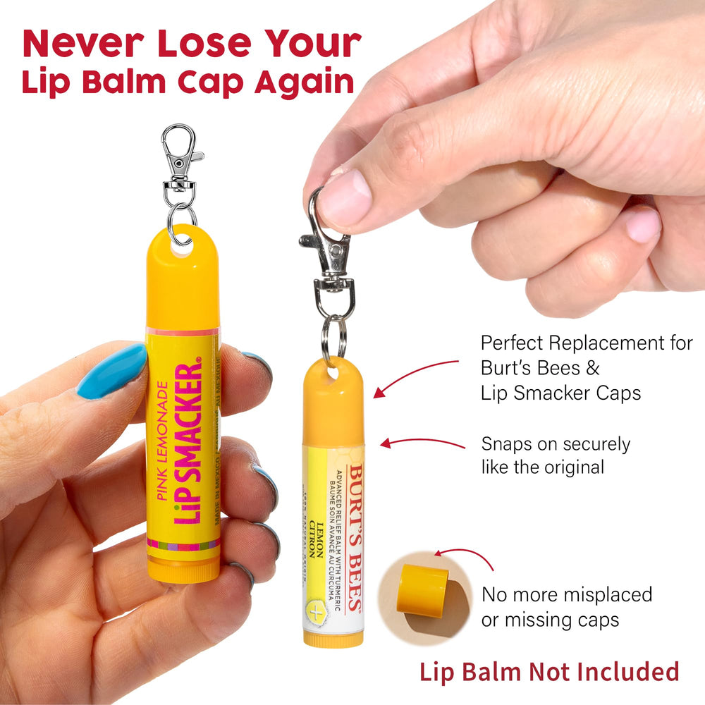 Cupoita Burt's Bees cap fits securely yet removes easily for on-the-go.