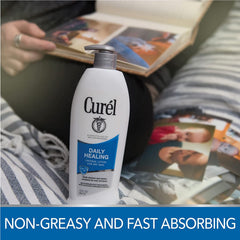 Absorption close-up shows quick sink-in with Curel