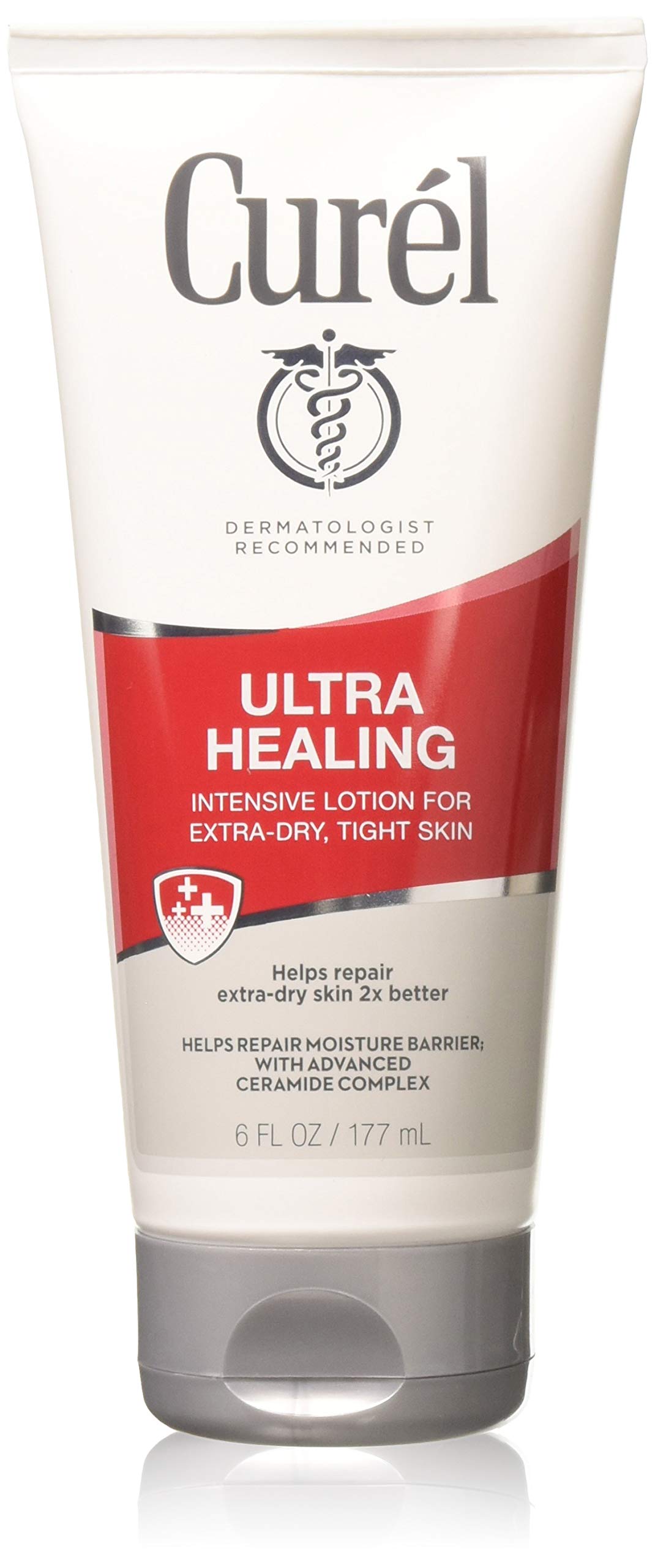 Curel Ultra Healing Body Lotion bottle with pump for daily moisture