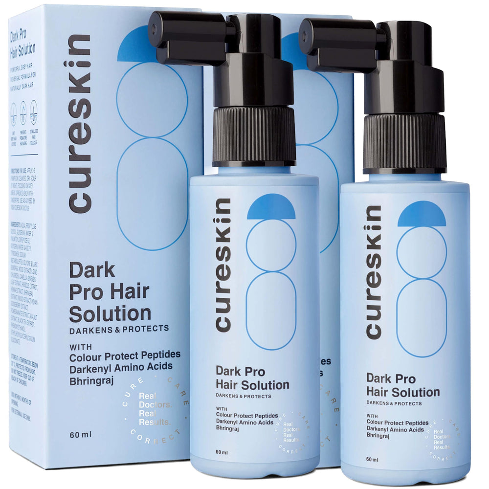 Cureskin Anti Grey Hair Serum bottle with a lightweight, daily-use formula.