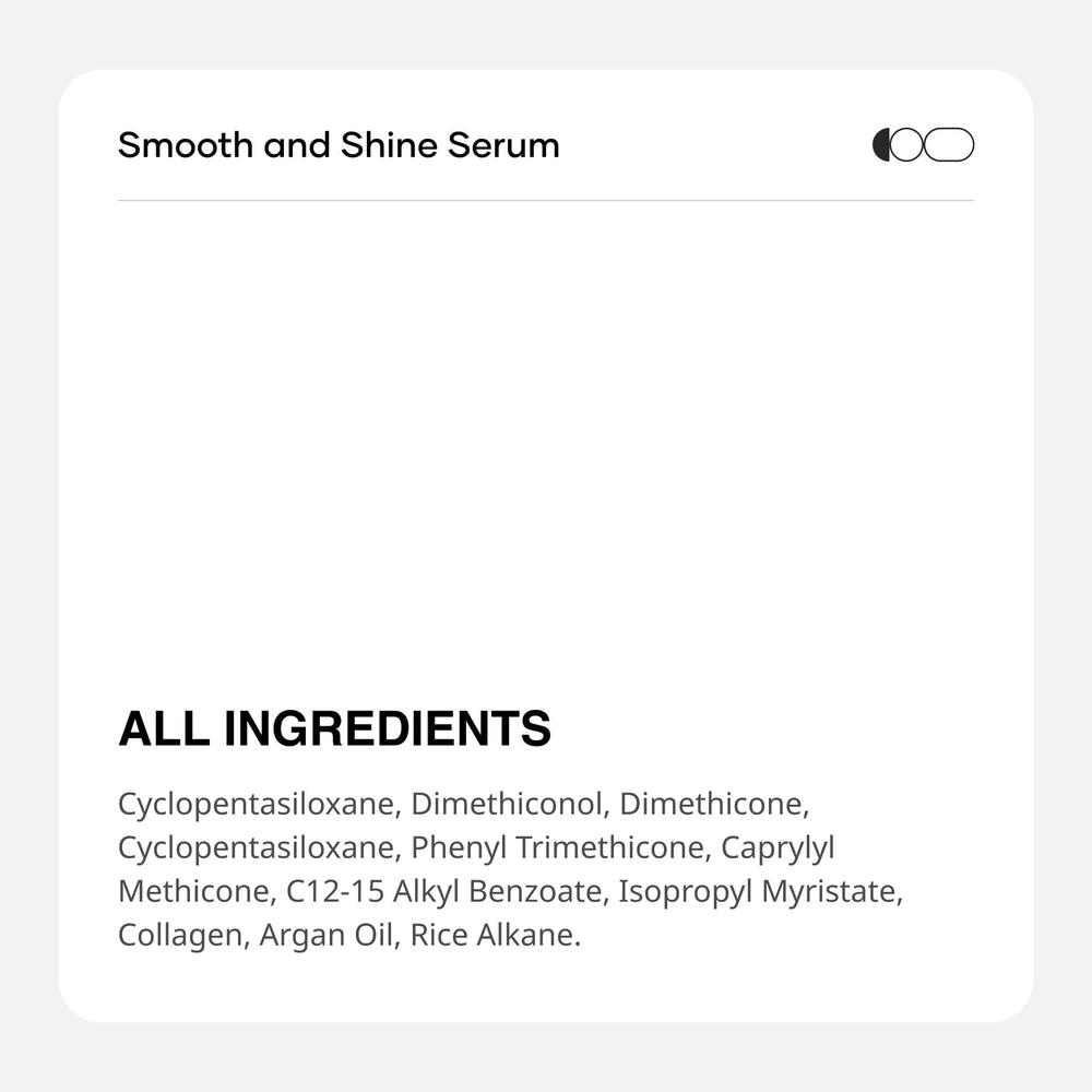 Cureskin serum applied on split ends showing shine and protection
