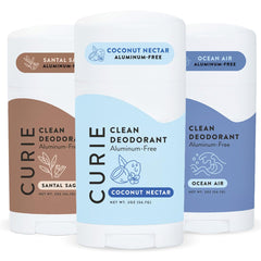 Curie Coconut Nectar deodorant stick — smooth glide and long-lasting scent