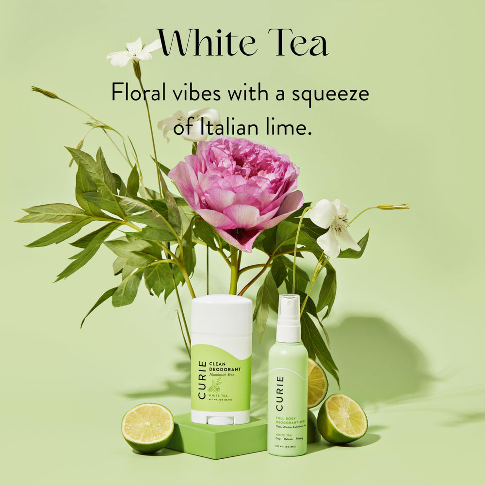 Curie aluminum-free formula leaves no sticky residue or white marks.