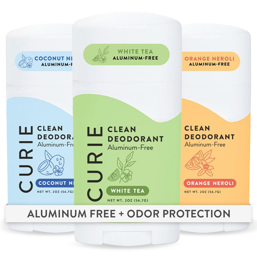 Curie Original Pack Coconut Nectar – vibrant scent with aluminum-free odor protection.