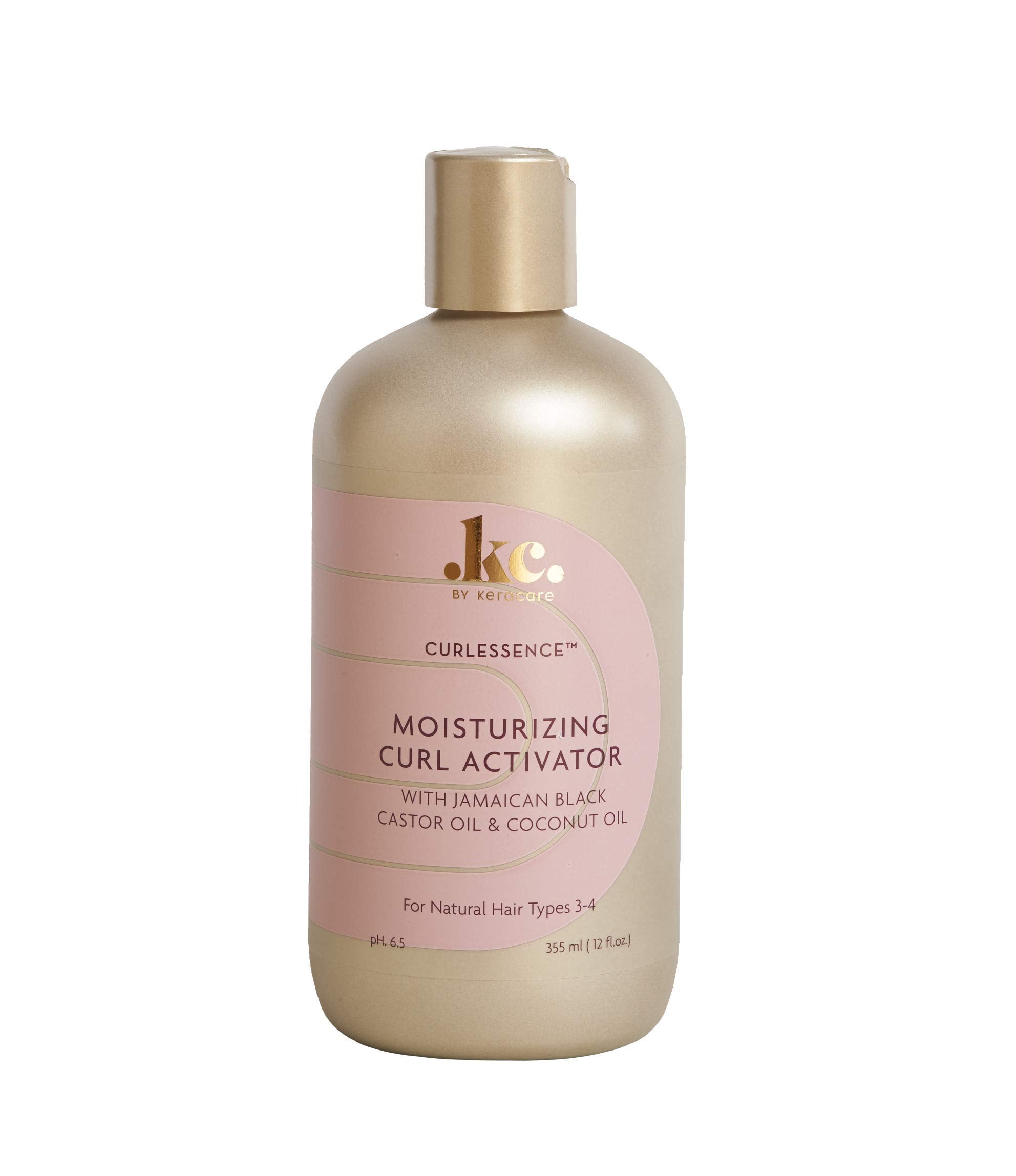 Curlessence Moisturizing Curl Activator bottle delivering hydration for curls