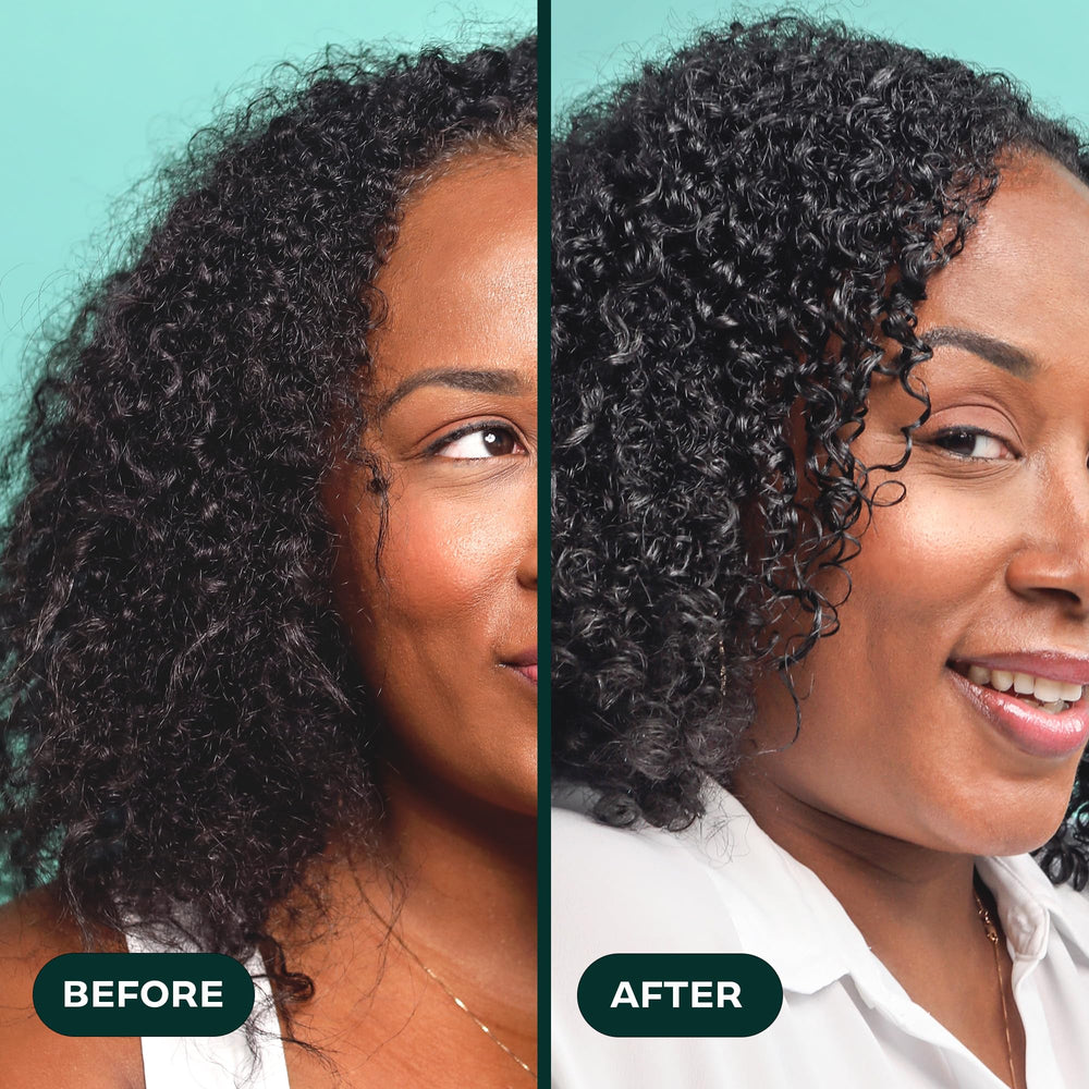 Blackberry fragrance on CurlMix Moisturizer during a styling session.
