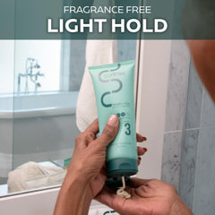 CurlMix Wash + Go Moisturizer fragrance-free label highlighting suitability for sensitive skin.
