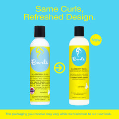 Curls leave-in on wet hair for easier detangling and moisture.