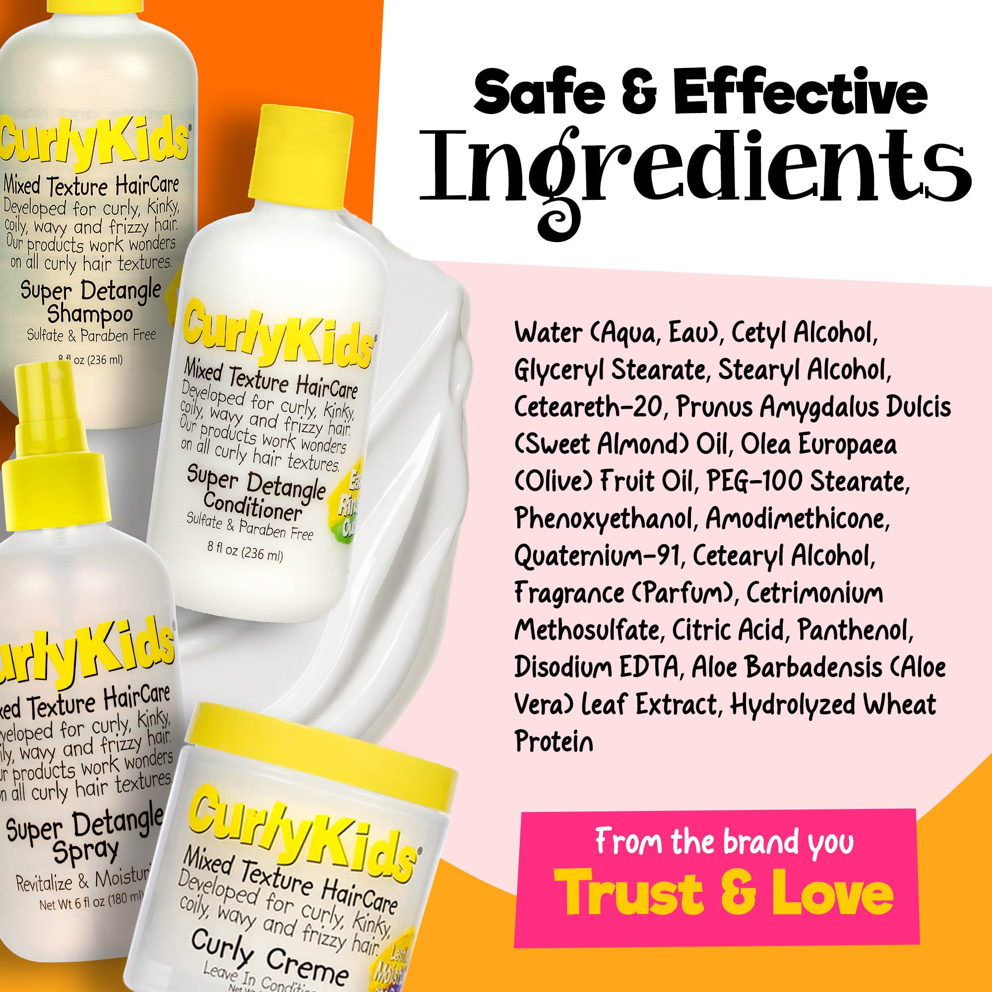 CurlyKids frizz-control shot highlights smoother, more manageable curls