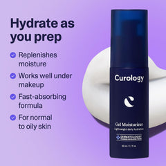Curology Acne Body Wash in use, refreshing cleanse on torso and back.