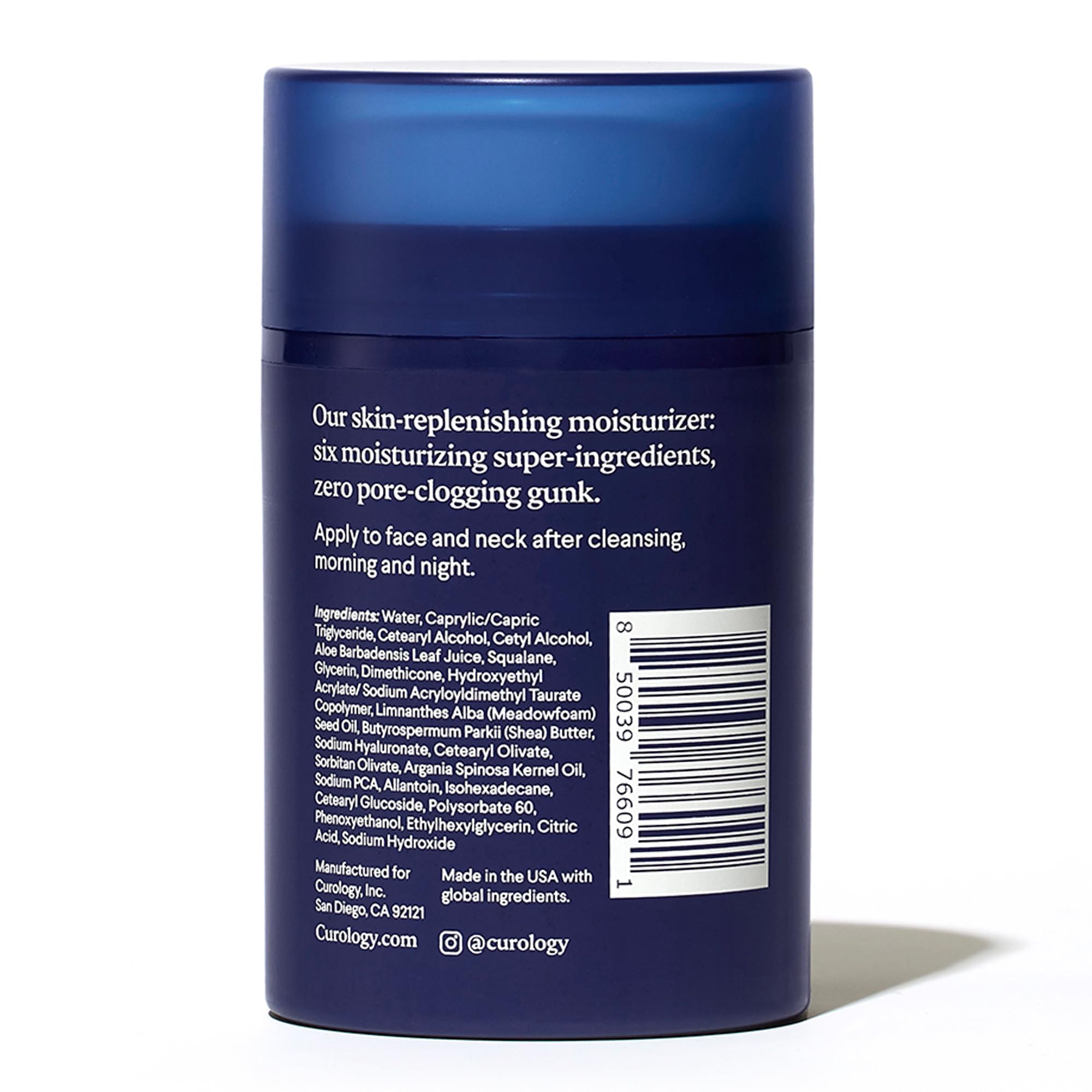 Curology Cream Moisturizer vegan and cruelty-free labeling for mindful skincare