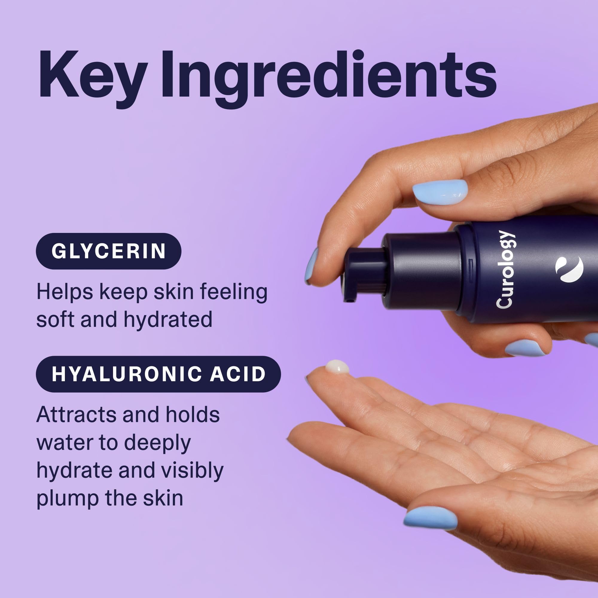 Curology Daily Gel Moisturizer jar ready for application with hyaluronic acid hydration.