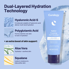 Curology Hydro+ bundle cooling eye gel with metal applicator depuffs and refreshes