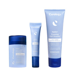 Curology Hydro+ bundle foaming cleanser pump cleanses gently for refreshed skin