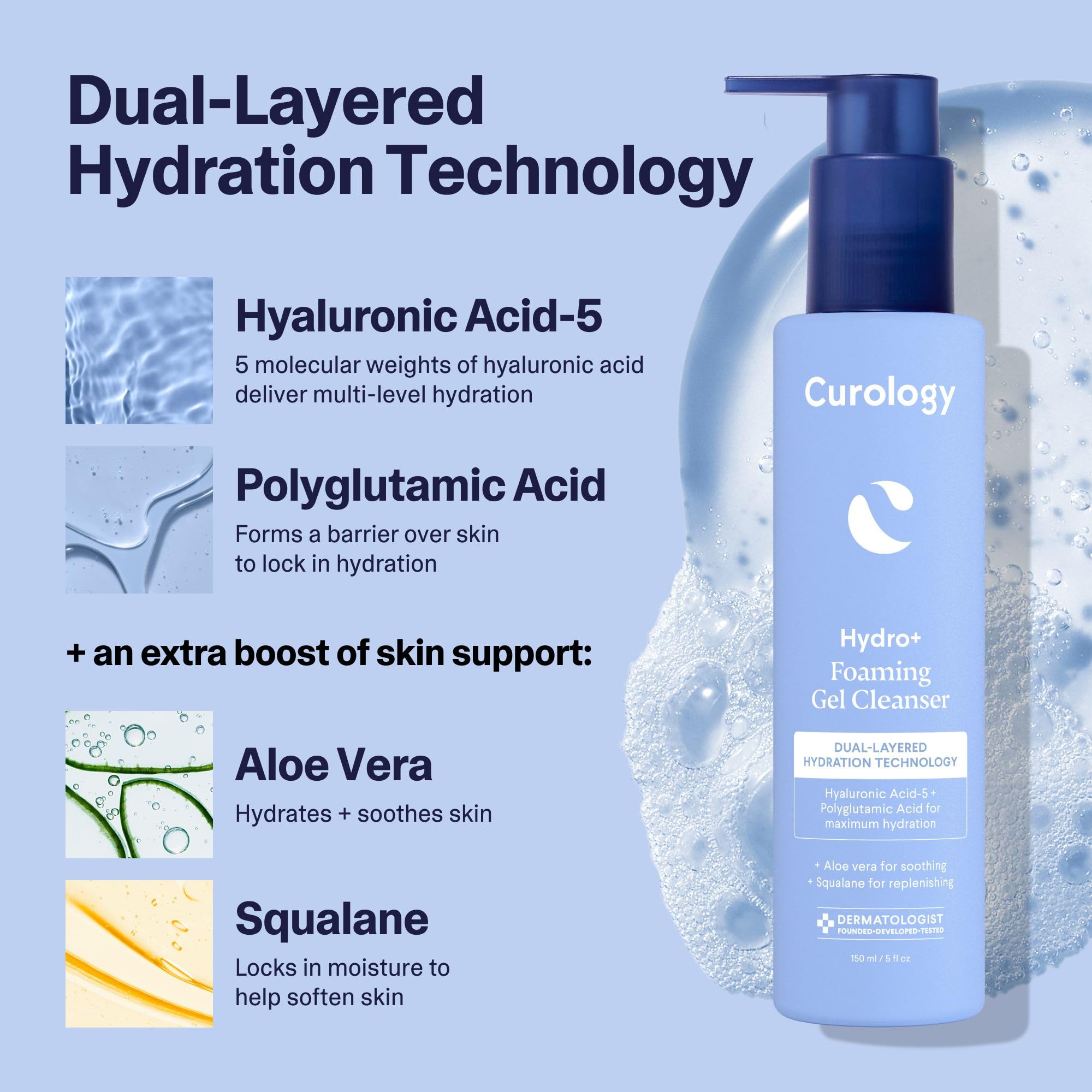 Curology Hydro+ dual-layer hydration emphasizes deep, non-greasy moisture.