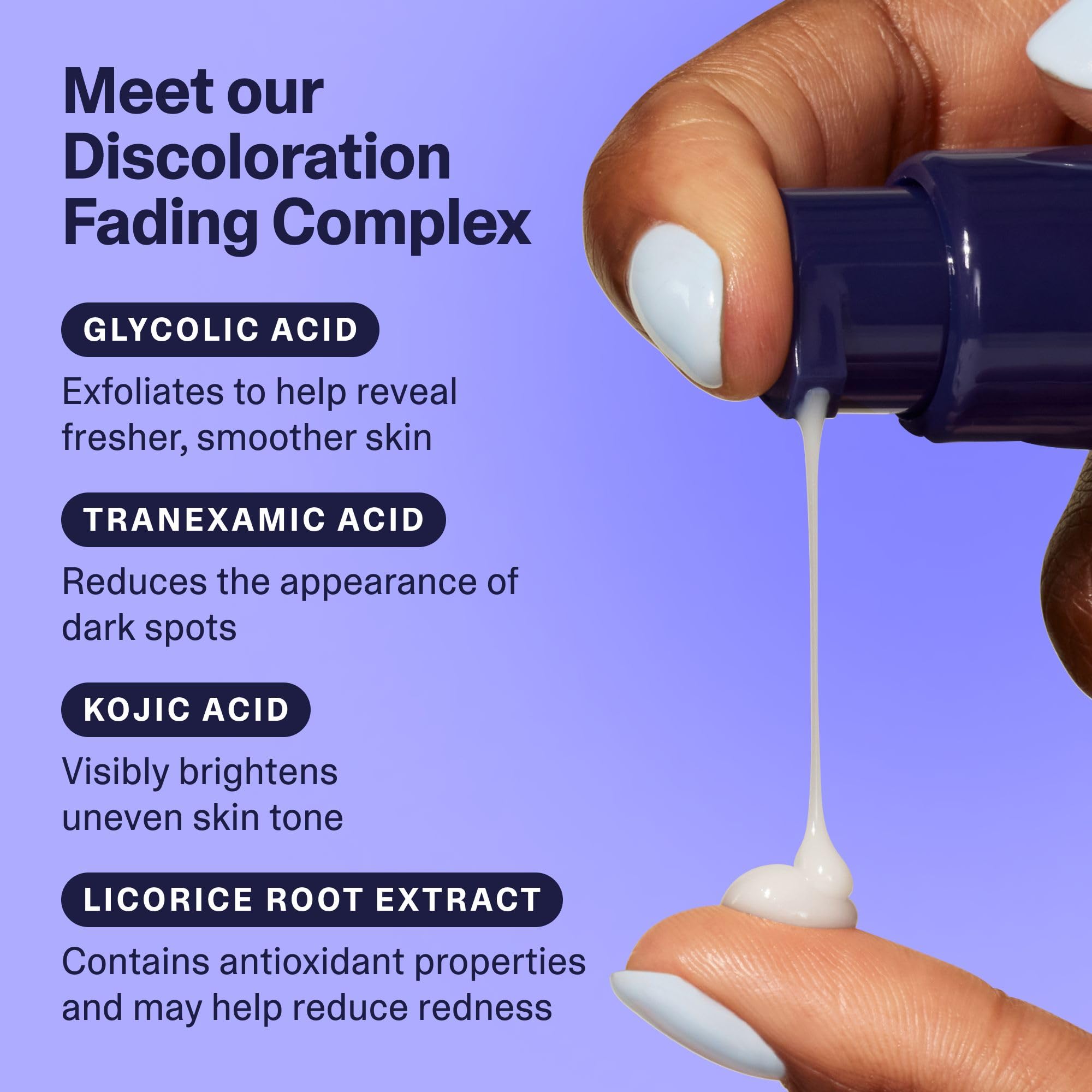 Curology lightweight serum absorption shows fast absorption without greasy residue.