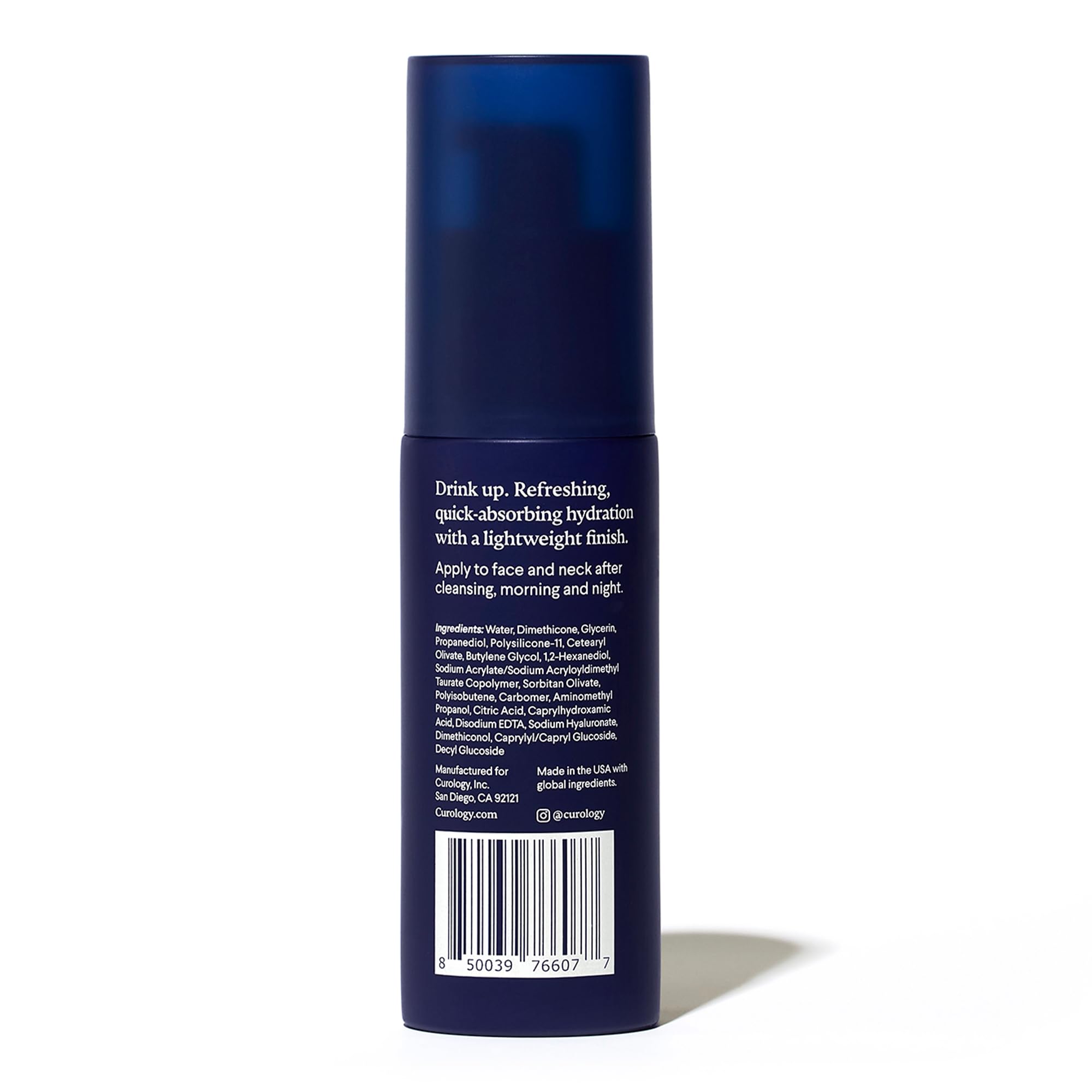 Cruelty-free, Leaping Bunny certified Curology skincare.