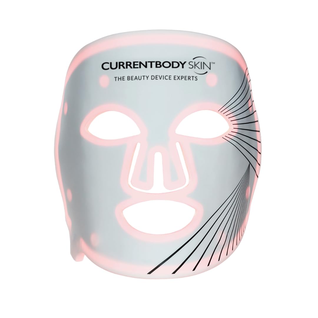 CurrentBody Skin LED Mask with soft silicone wrap for a comfortable home treatment